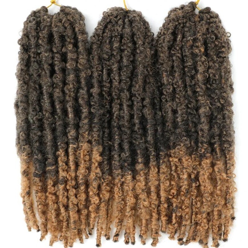 12 in 24 inch Butterfly Faux Locs Crochet Hair Braids Pre looped Crochets Braids