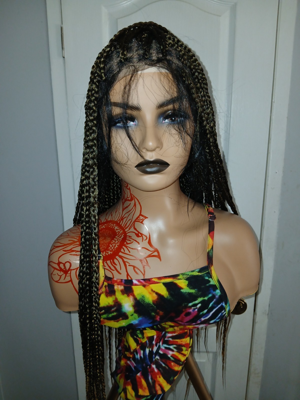 Full Lace| Braided Wig| Shipping | 52″