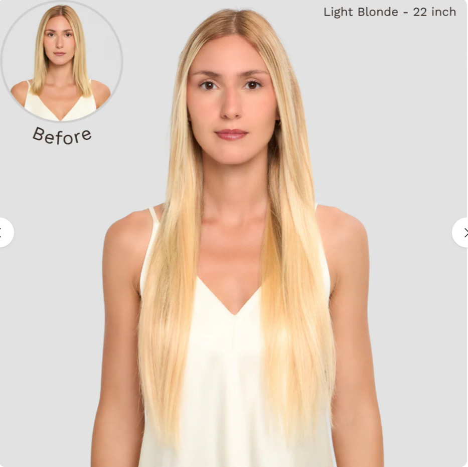 Lula Secret Hair SetThick Double Extensions Full Head Highlight US