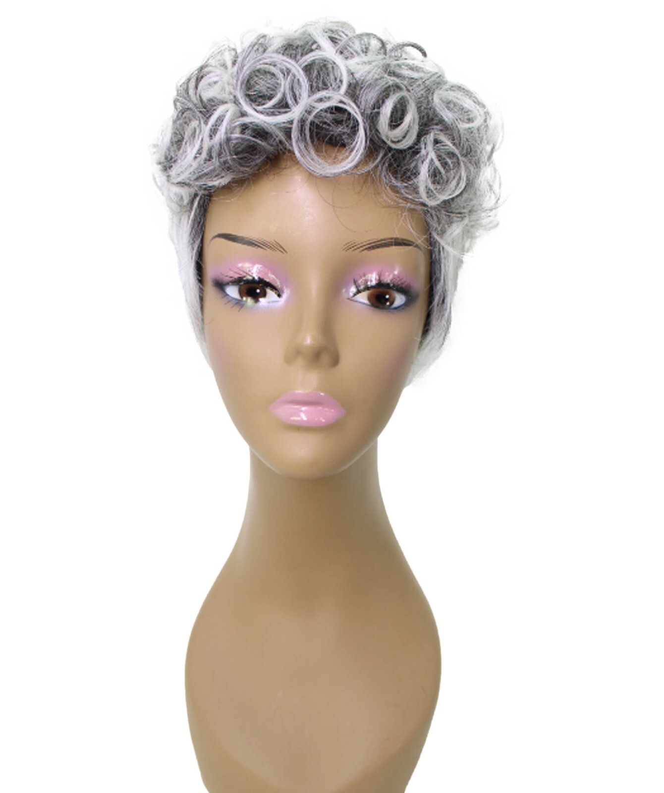 LUXLUXE Sydney Curly Layer 10 in Full Wig Full Cap, Heat Resistant Fiber BF-0003
