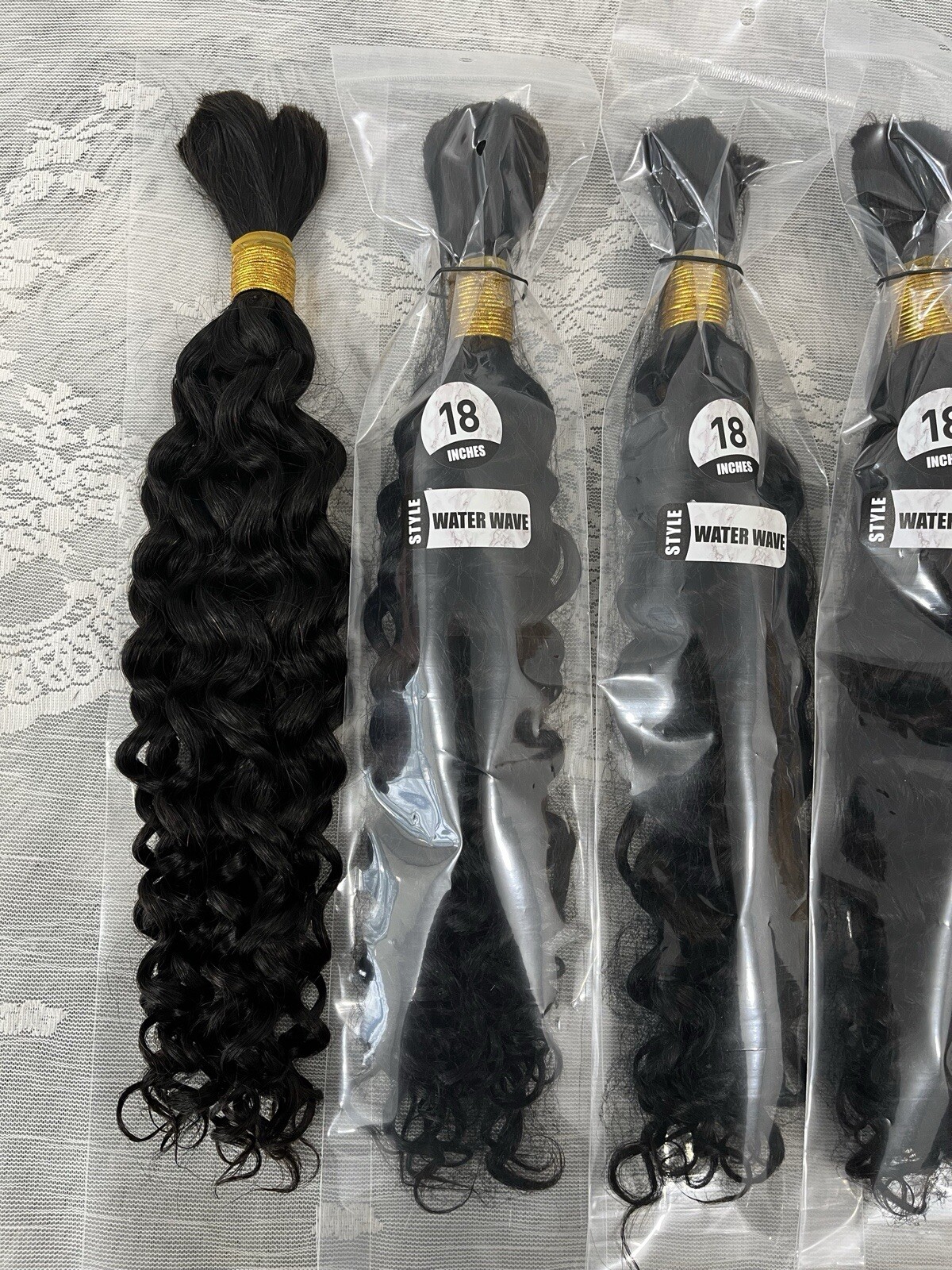 Water Wave Boho Braid Curls 100%