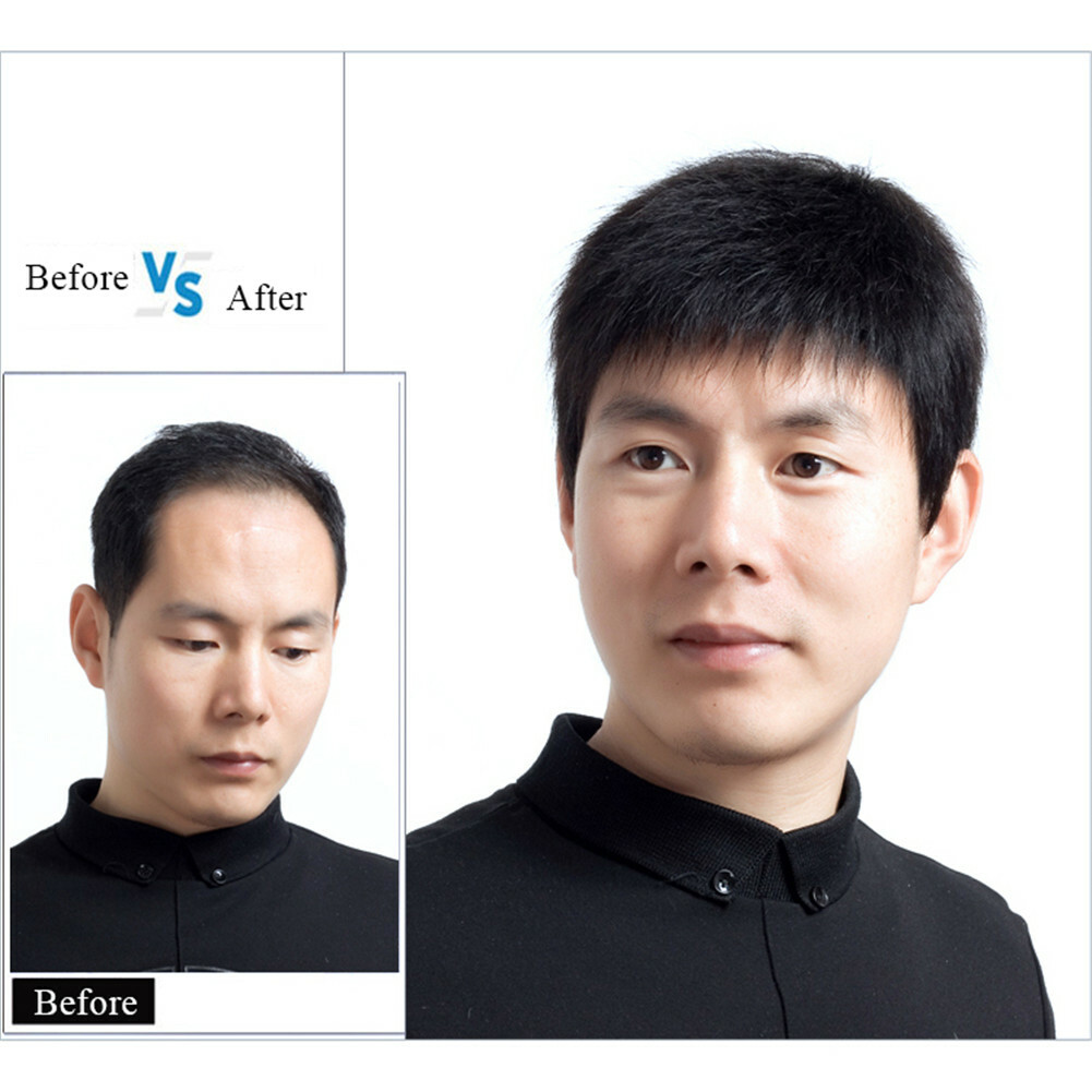 Top 100% Natural Hair Short Full Hand-made Wig Genuine Men Hairpiece Toupee Wig