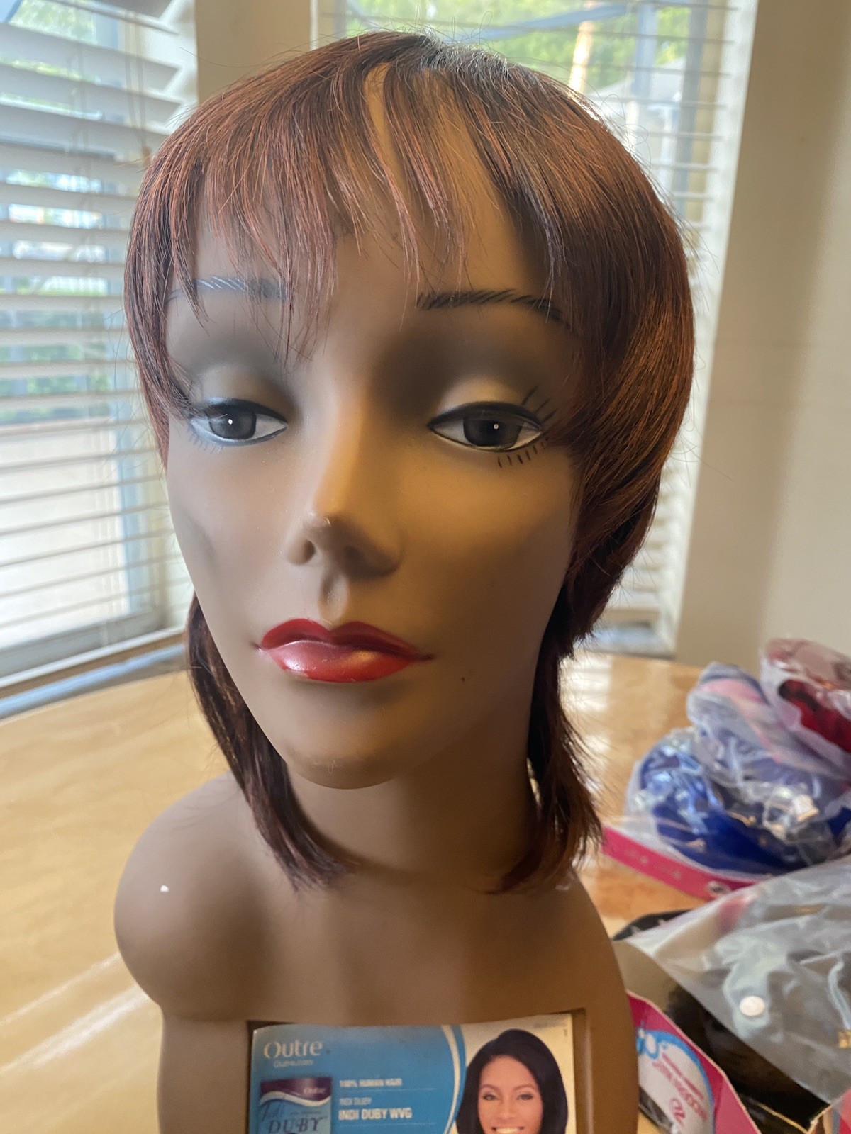 MODERN WAY FASHION PRINCESS WOMEN’S SYNTHETIC SHORT WIG – DARK BROWN