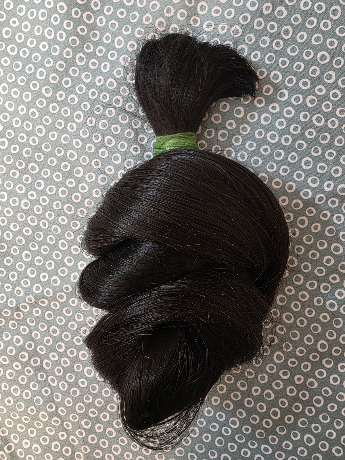 Black Human Hair Ponytail Straight Soft 42 inches 249.2g 1pc