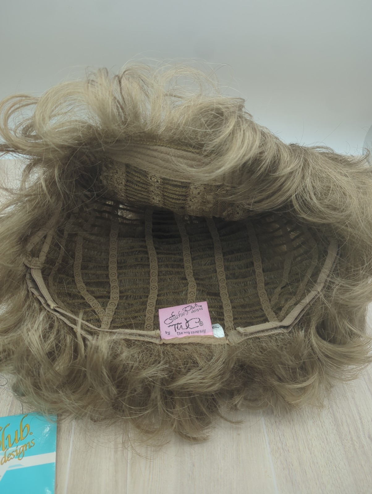 Fashion Club Designs Short Curly Wig Joy 14 Large, Light Ash Brown