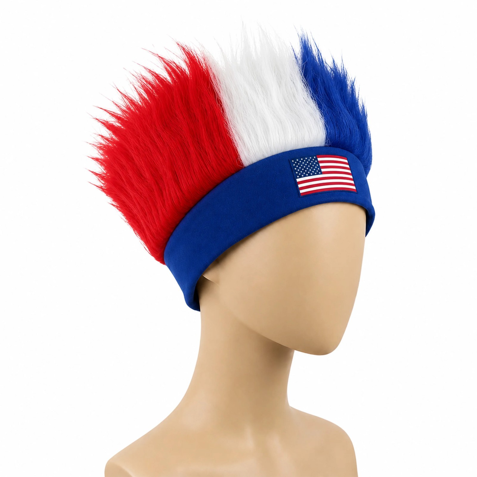 2026 FIFA World Cup Fan Wig Headband Flag Colors Brazil Argentina Party Hat Gift