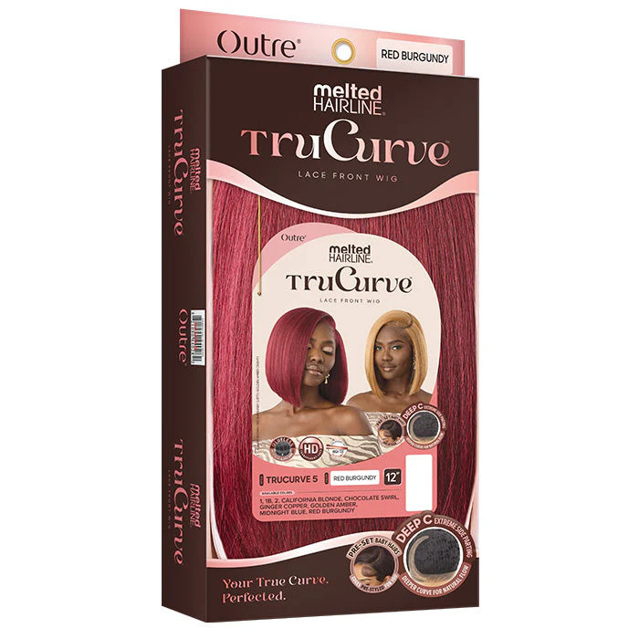 Outre Melted Hairline Trucurve Glueless HD Deep C-Part Lace Wig – TRUCURVE 5