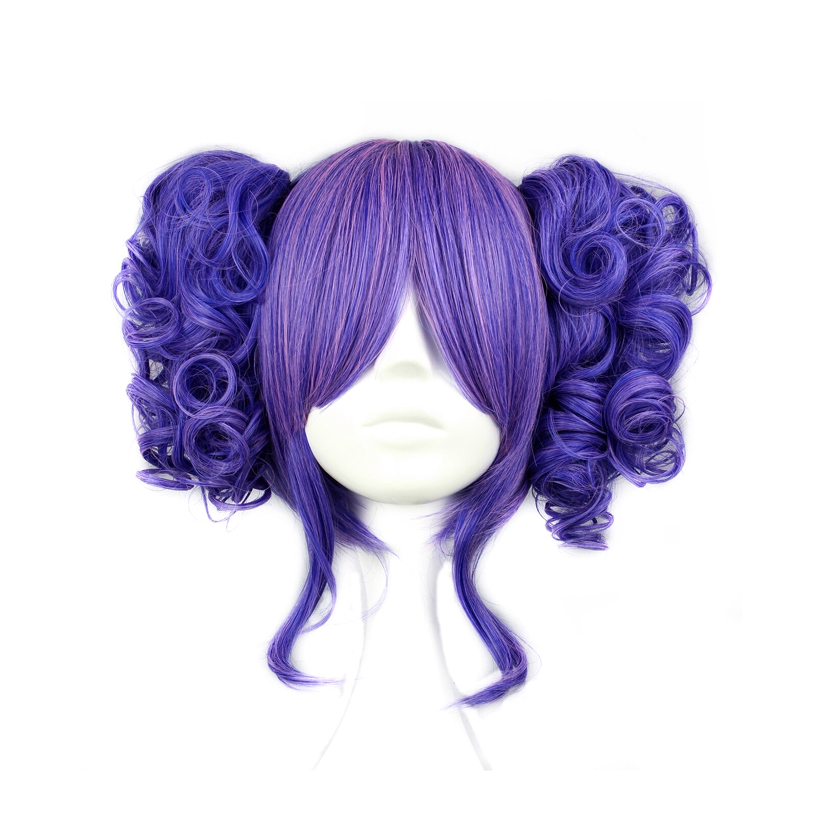 Cosplay Wig Party Wigs Full Synthetic Hair 35cm/13.8″ Lolita Cute Blue Purple
