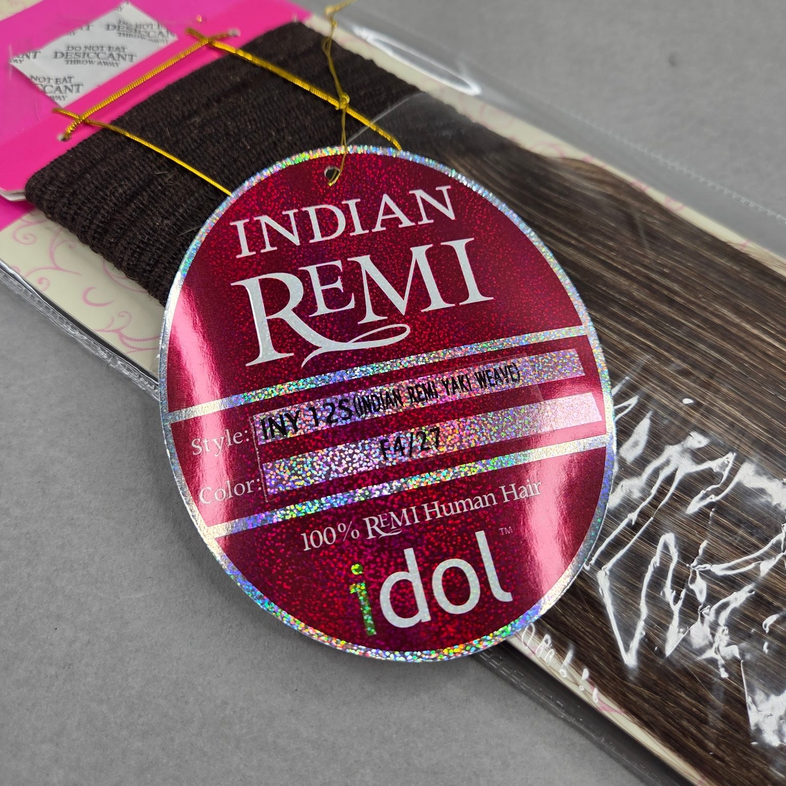 Idol Indian Remi Yaki 100% Human Hair Extension Weave F4/27 12S
