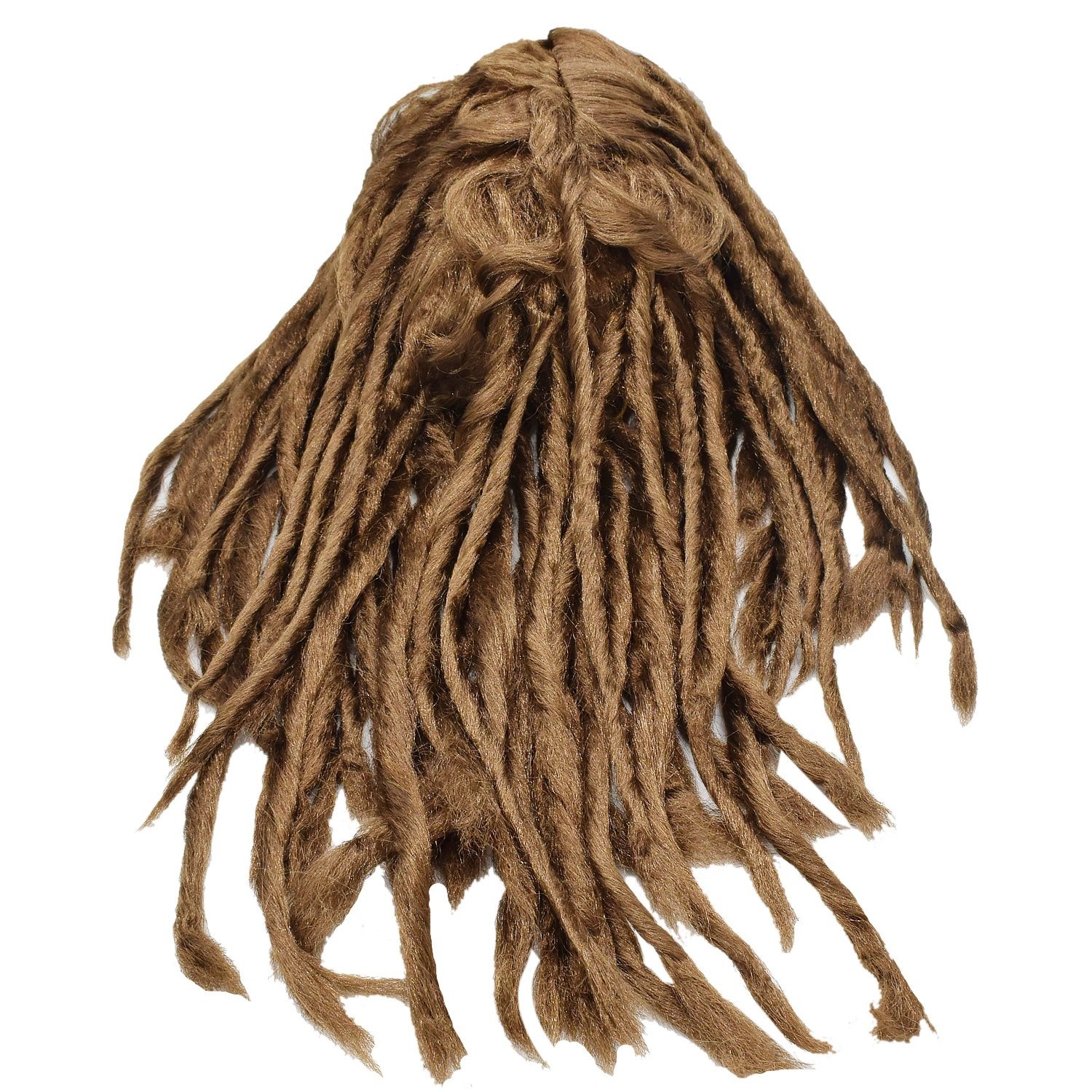 Synthetic Cosplay Dreadlocks Wig – Brown Reggae Style for African American Looks