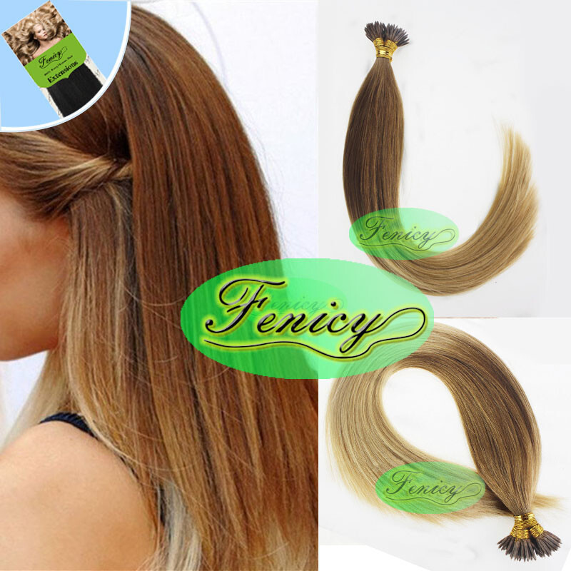 Keratin Fusion Stick I Tip Remy Human Hair Extensions Double Drawn Thick Hair 1g