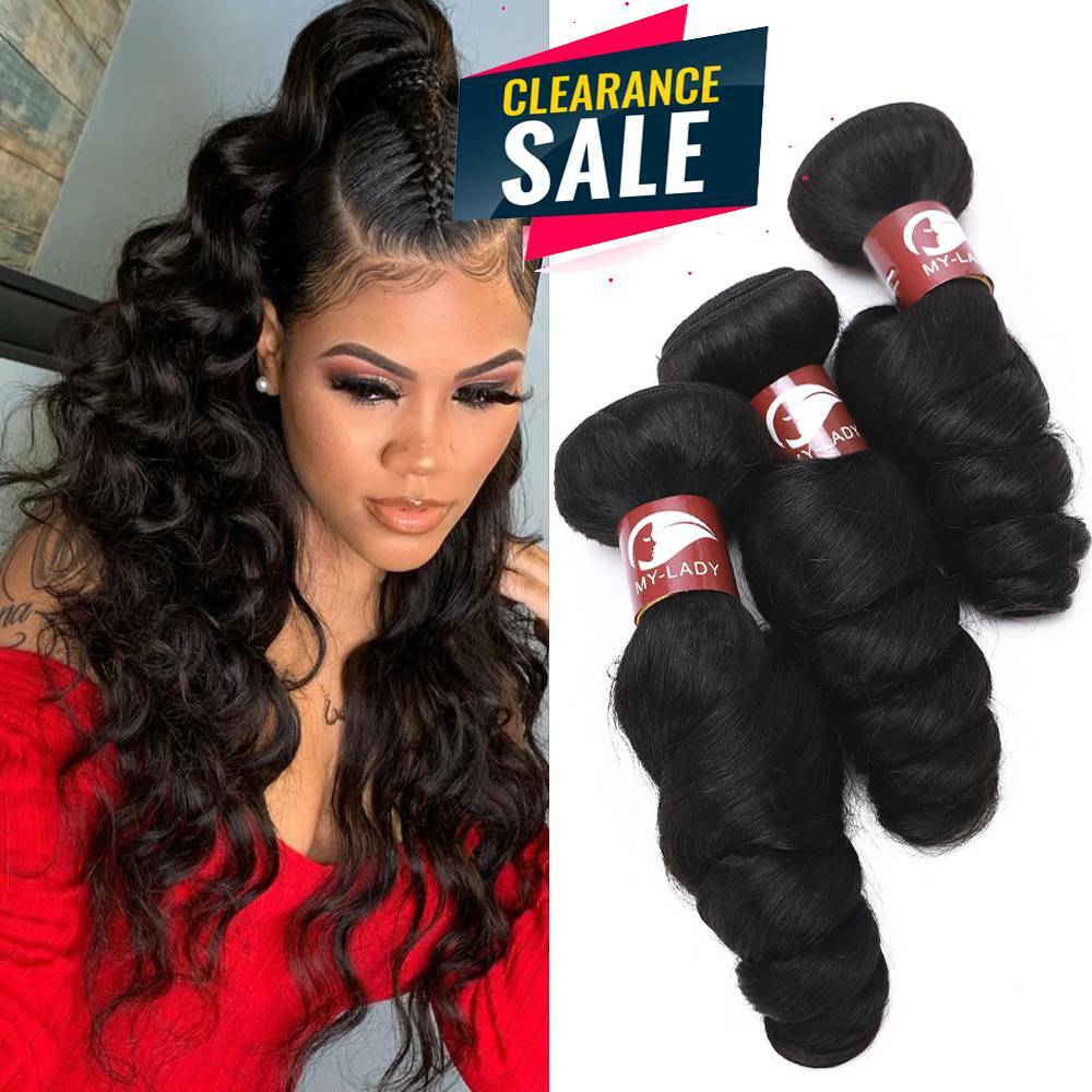 LOOSE WAVE 3 BUNDLES/300G 100% Unprocessed Virgin Human Hair Wefts 8A Brazilian