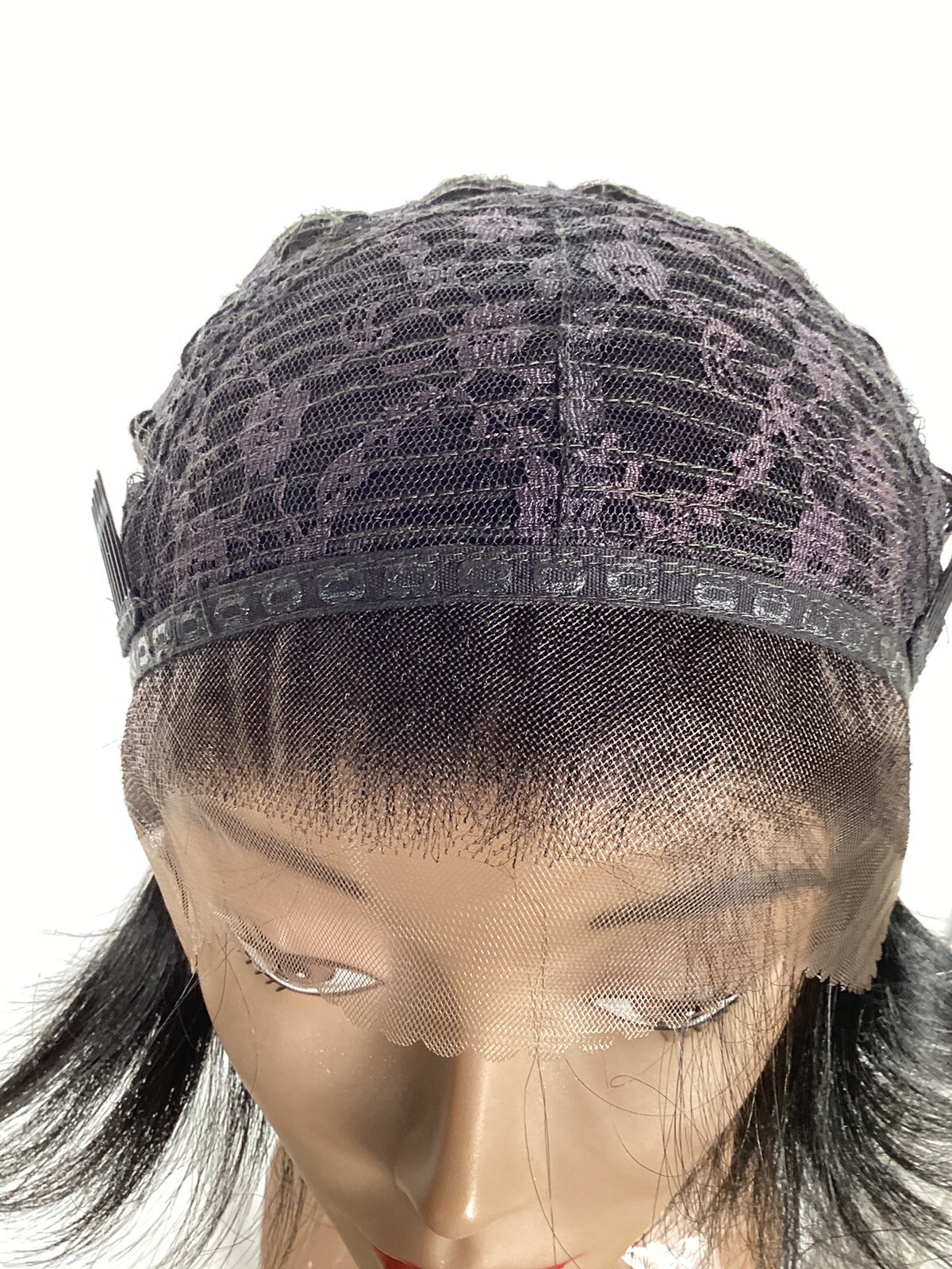 Jazz Wave Lace Front Wig Short LCS 130 Bob Black Tangle Free Synthetic EUC O-4