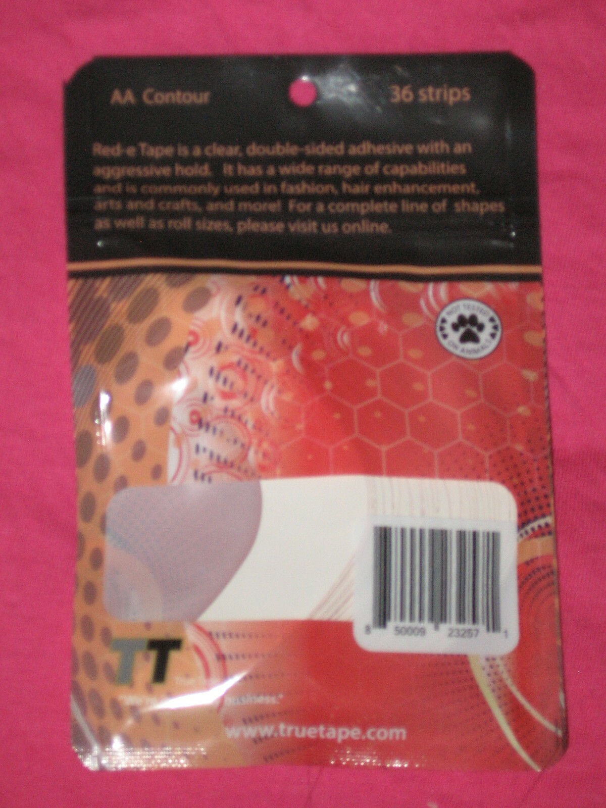 Red Liner Contour Tape 36 Pc _Double-sided_ AA Wig Toupee Hairpiece Tape.