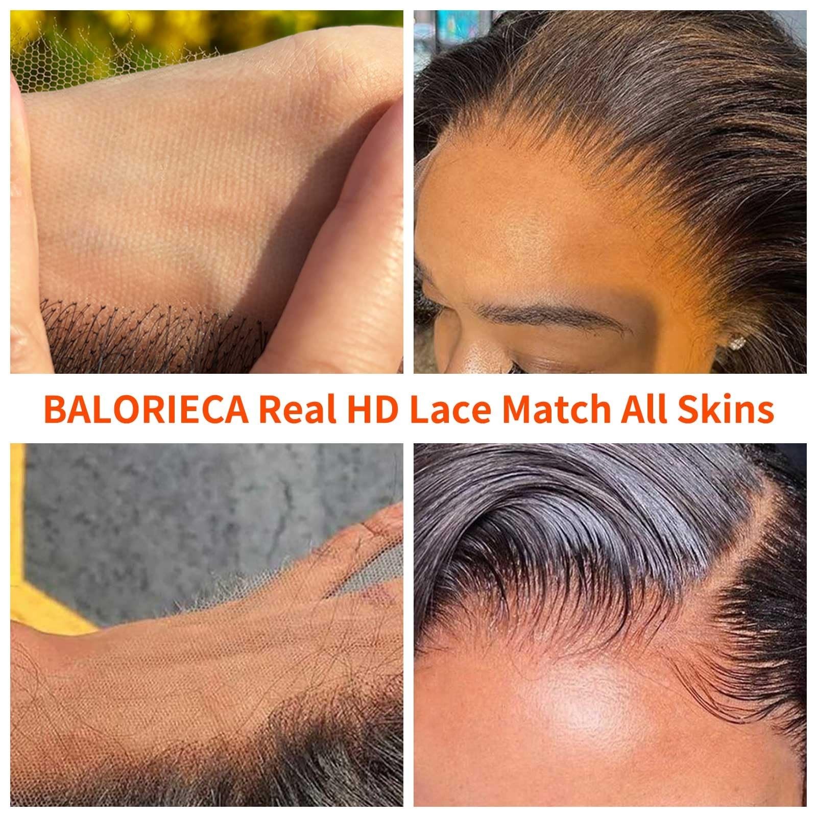 Balorieca 5×5 Body Wave/Straight Lace Closure 100% Virgin Human Hair Extensions