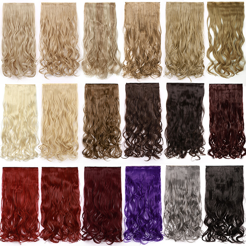 Mega Thick One Piece Clip In Hair Extension Real Natural Soft Full Head As Human