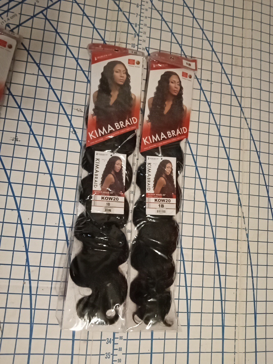 Harlem 125 Synthetic Crochet Hair Kima Braid Ocean Wave, 20in, 2Pcs
