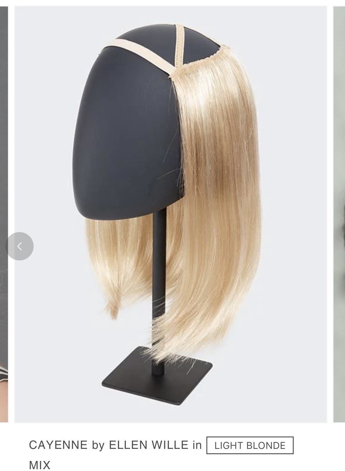 Ellen Wille Cayenne Synthetic Hairpiece *Hat Not Included*LIGHT BLONDE – 25.26🙏