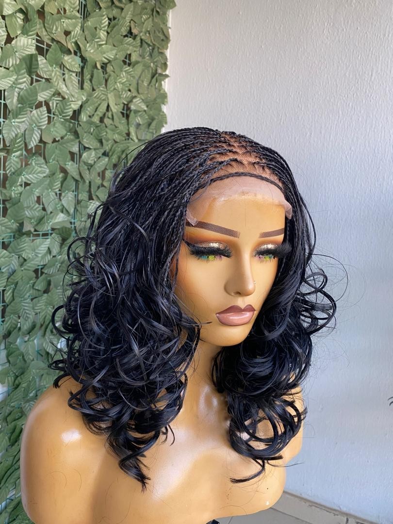Short Spiral Human Hair Short Unit With Baby Hair