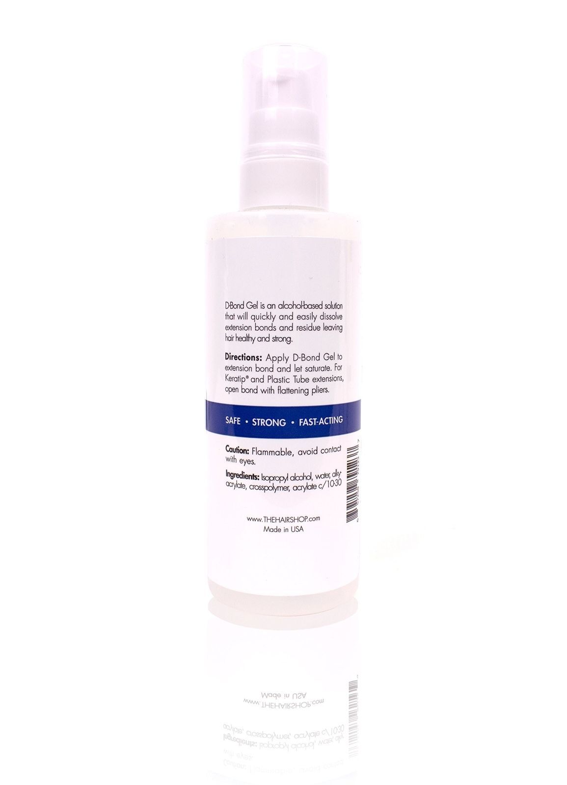 Super Keratin Glue Fusion Pre Bonded Tip D-Bond Hair Extensions Gel Remover 4 Oz