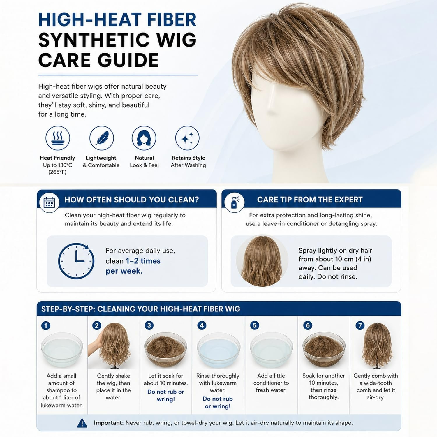 Heat Resistant Short Ombre Curly Wig for Black Women – Adjustable Fit Included