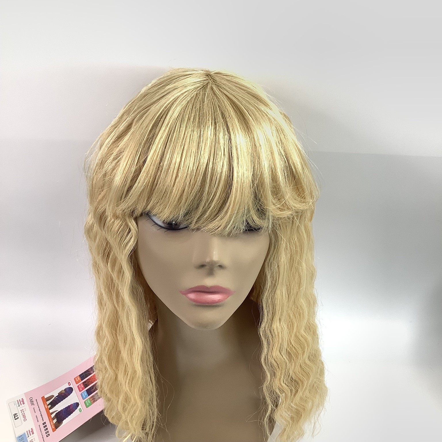 Outre Wigpop Colorplay SCORPIO Synthetic Full Wig 613 Blonde Heat Friendly