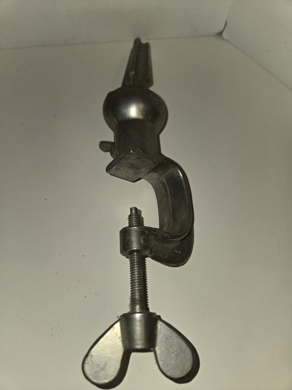 Vintage Wig Clamp Mannequin Head Holder Adjustable Metal Japan Cosmetology