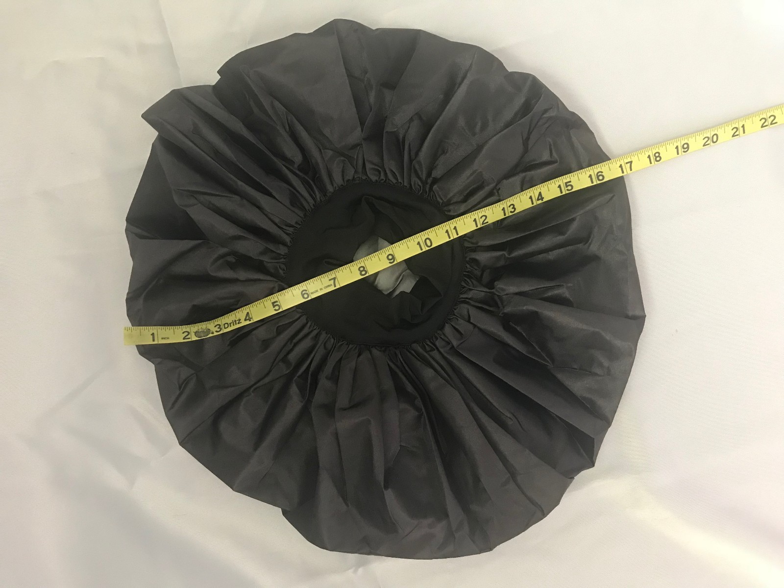 QFITT DUAL SIDED FABRIC SILKY & CONDITIONING SLEEP CAP #8001 BLACK JUMBO