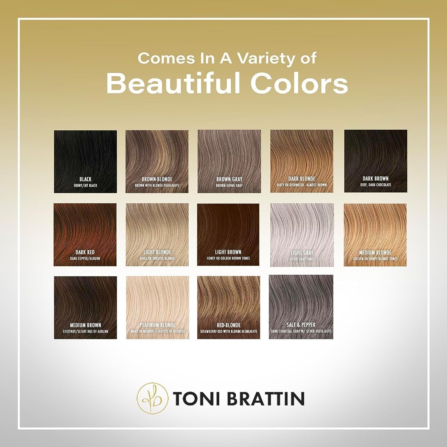 Toni Brattin wigs TOPPERS