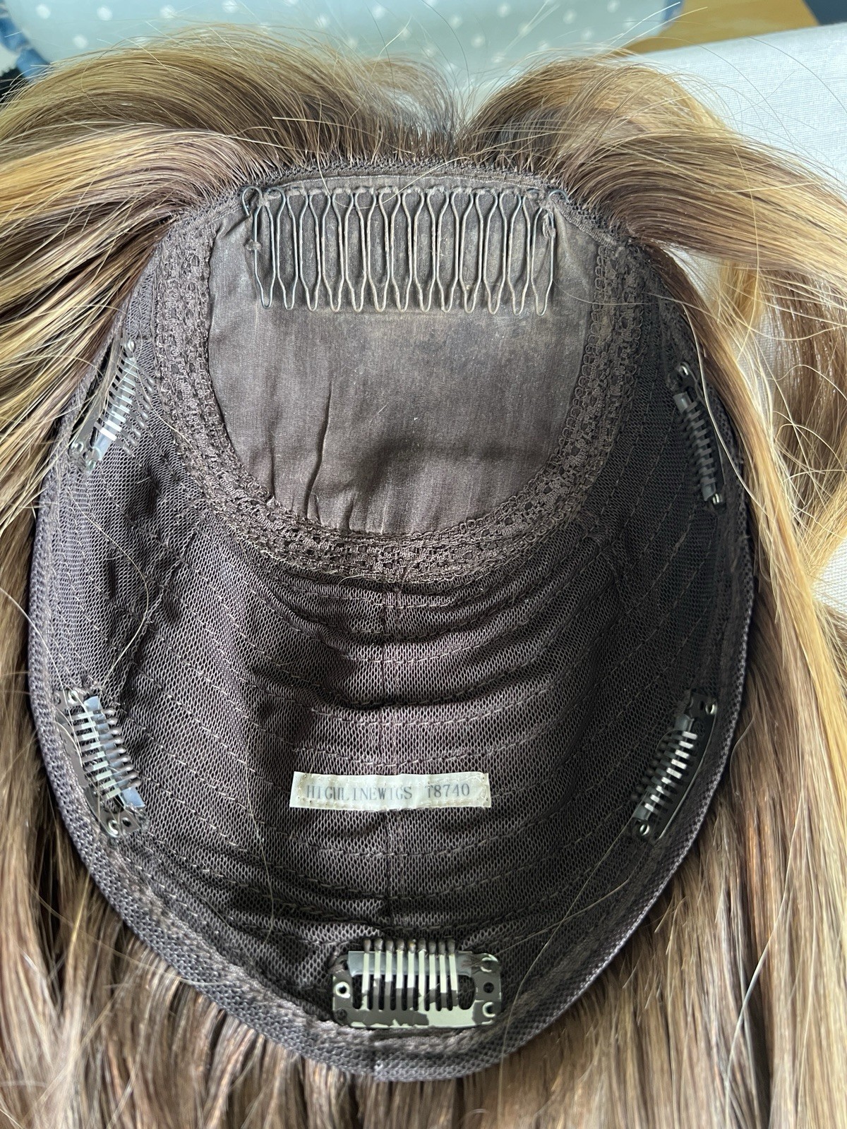 Highline Wigs Human Hair Clip-In Topper silktop Layered 20in