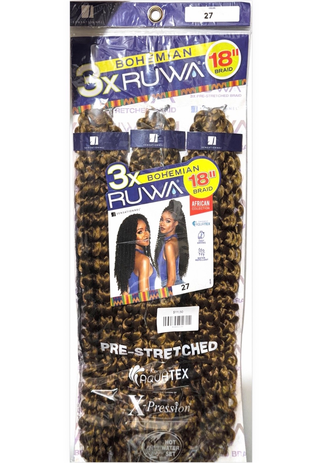 3X Ruwa Bohemian crochet braid