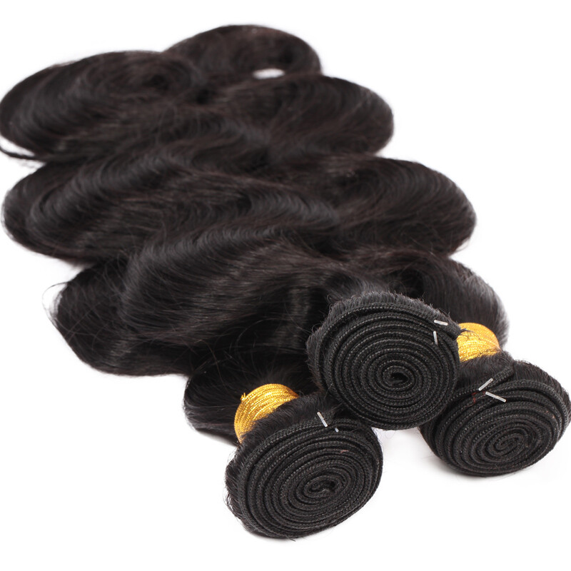 Brazilian 1-4Bundles Human Hair Weave Extensions Real Virgin Straight Weft SALE