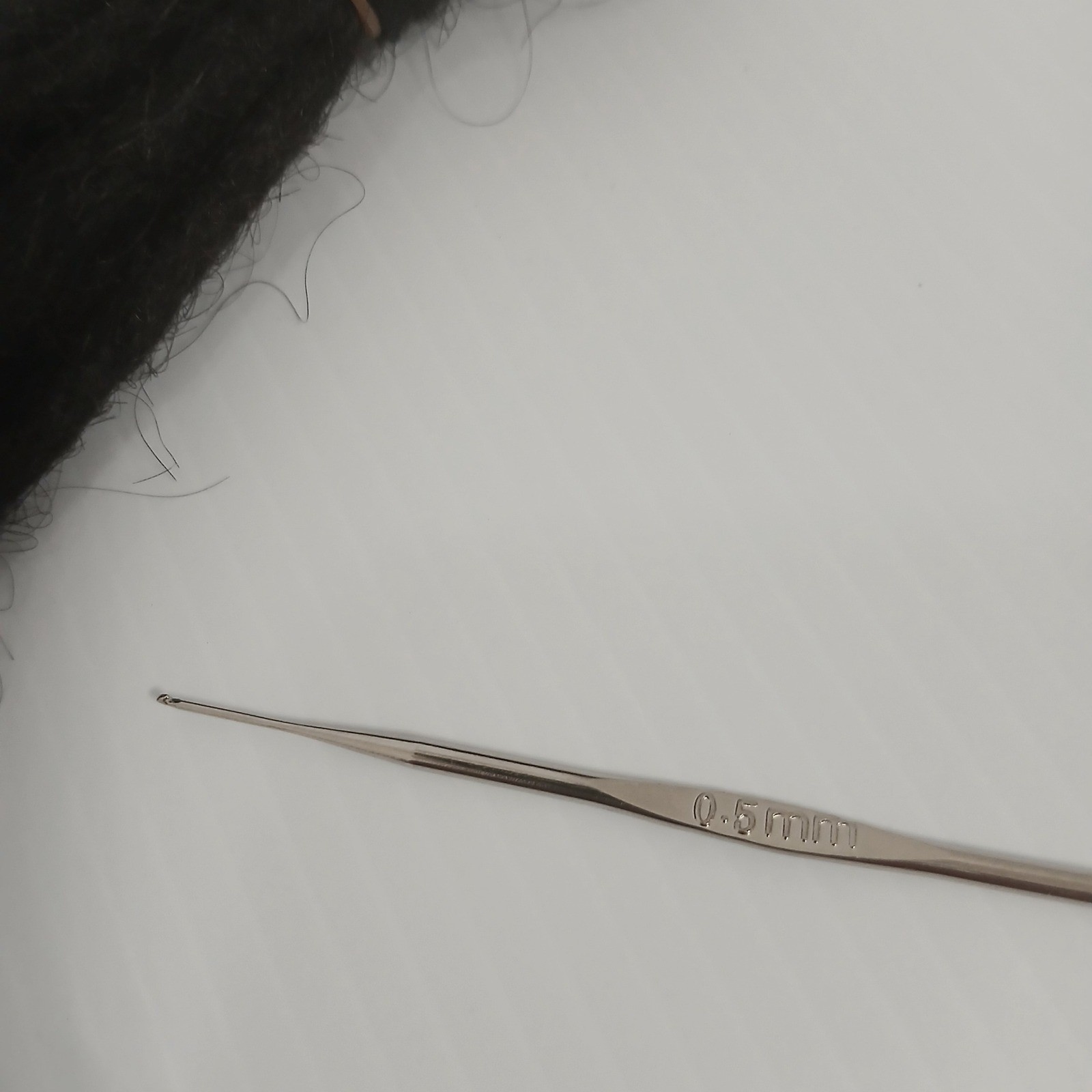 100% Human Hair Handmade Dredlocks 10 Inch Curly Ends 0.4cm 50 Strands 1B/30