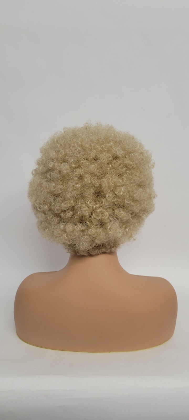 Blonde Short Afro Wigs for Black Women Curly Kinky Retro MADE INJAPAN #eleara