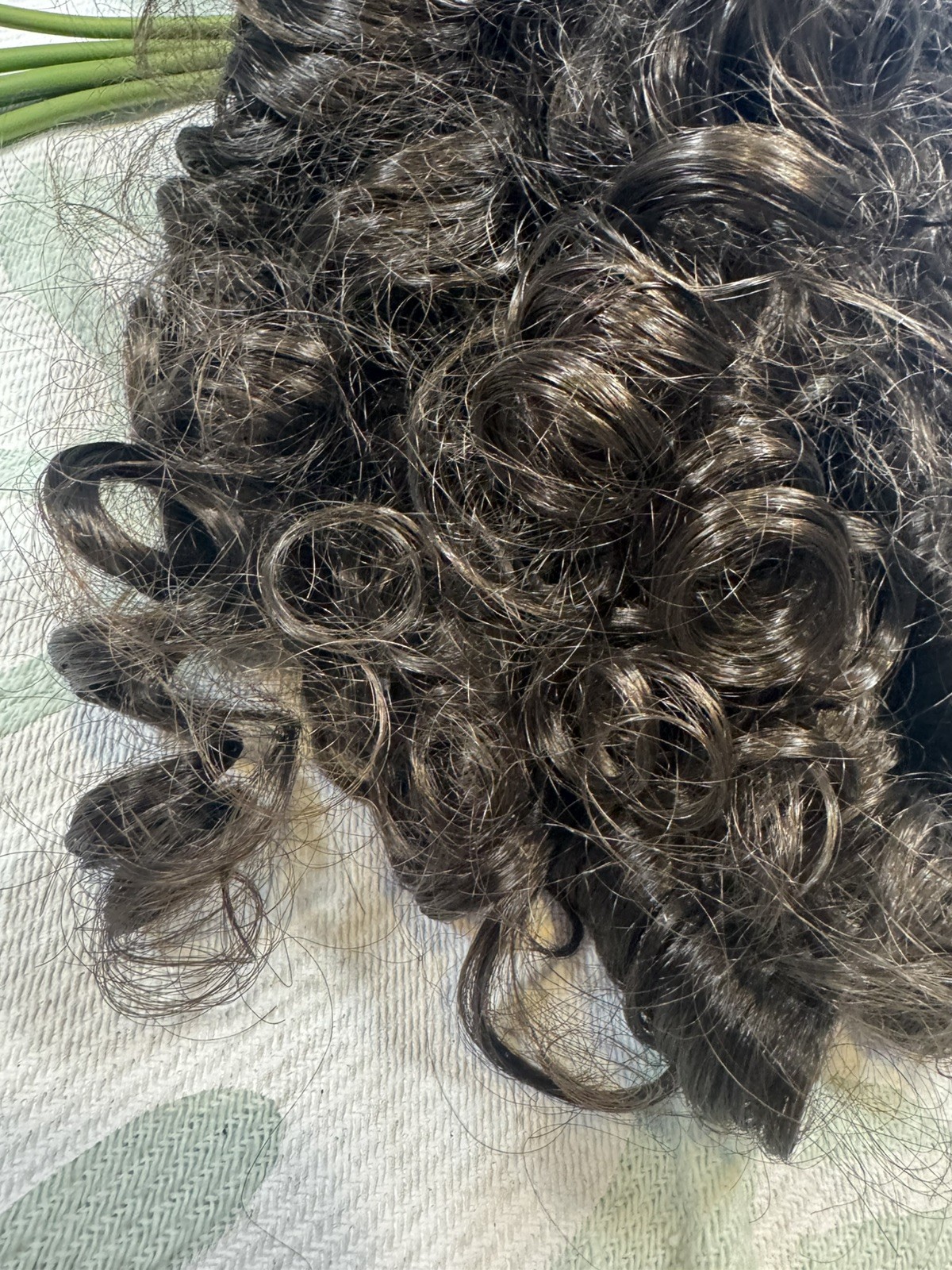 Elura Elite Collection Curly Synthetic Hair Topper Dark Brown 11.5” Japan/China