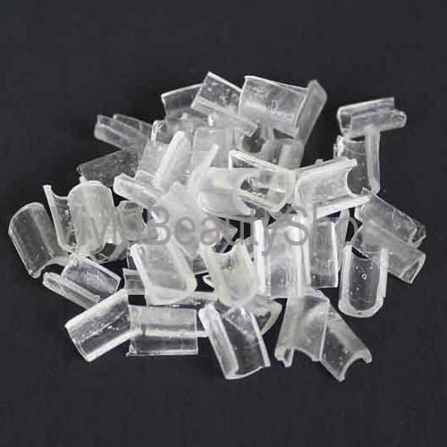 100pcs Clear Hair Extensions Fusion Keratin Glue Rebond & FREE Finger Protector