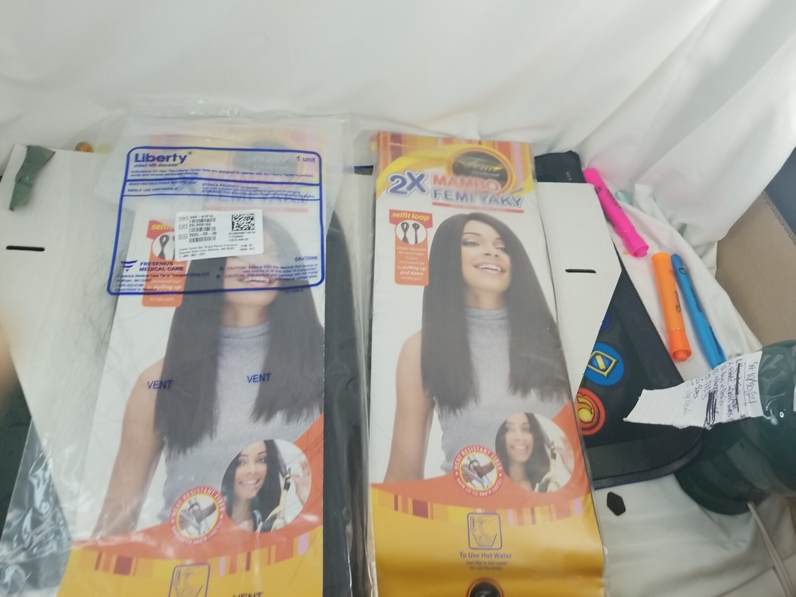 2 Packs Yaky 16-18″ Black Mambo HAIR EXTENSIONS WEAVE By Femi Collection