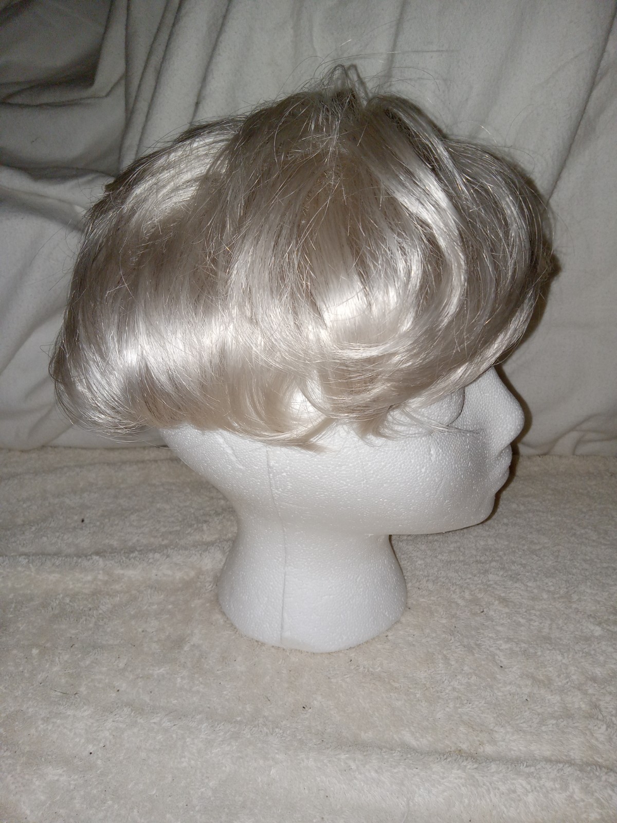 REECHO Hair Topper Wiglet Large Base Full Coverage – Silver White