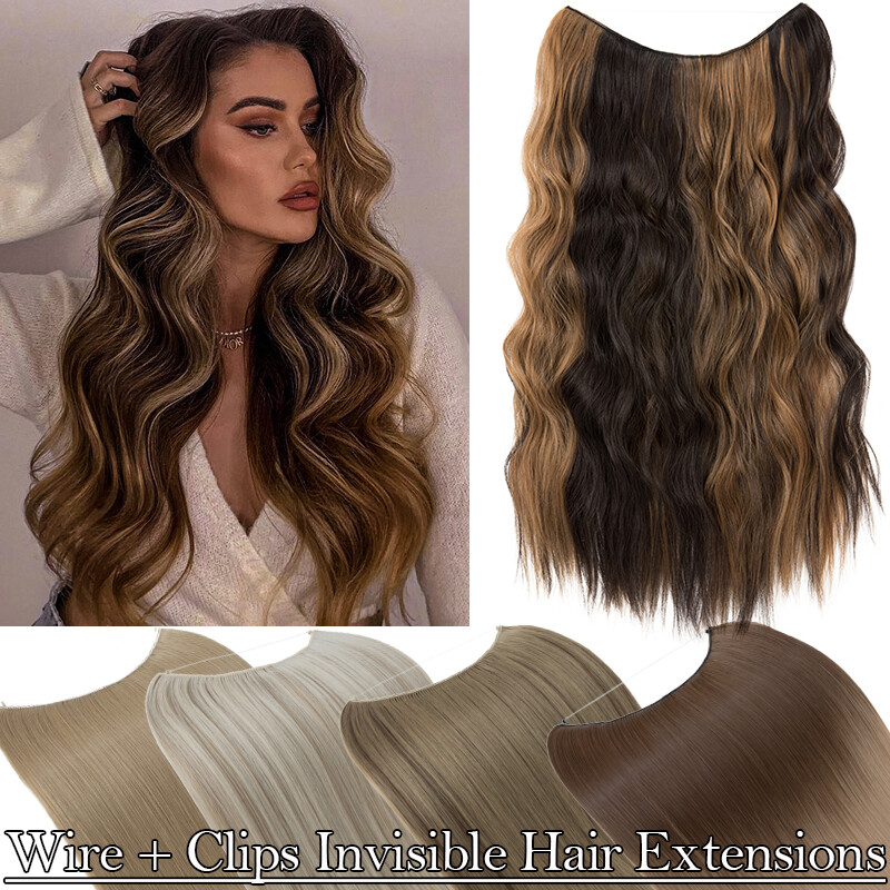 CLEARANCE 100% Natural As Human Hair Seamless Clip in Extensions False Balayage