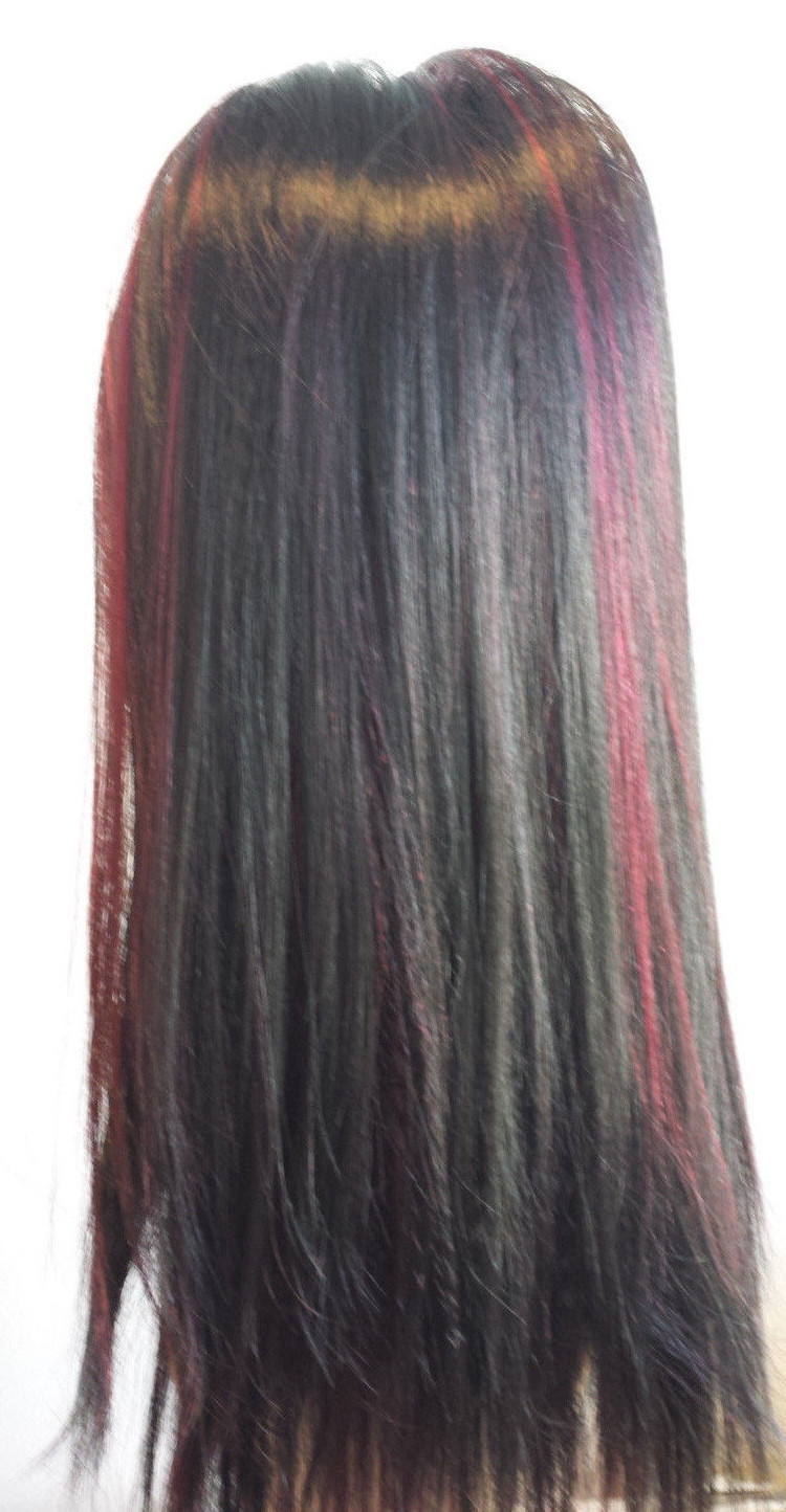 Reversible Drawstring ponytail DSP-253 color: FS1B/Burgundy