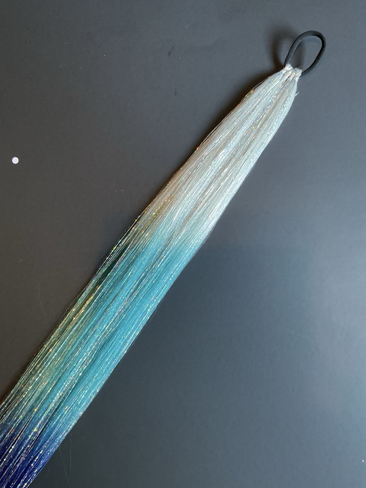 Reusable tie in braided ponytail extensions festival, rave, softball/sports