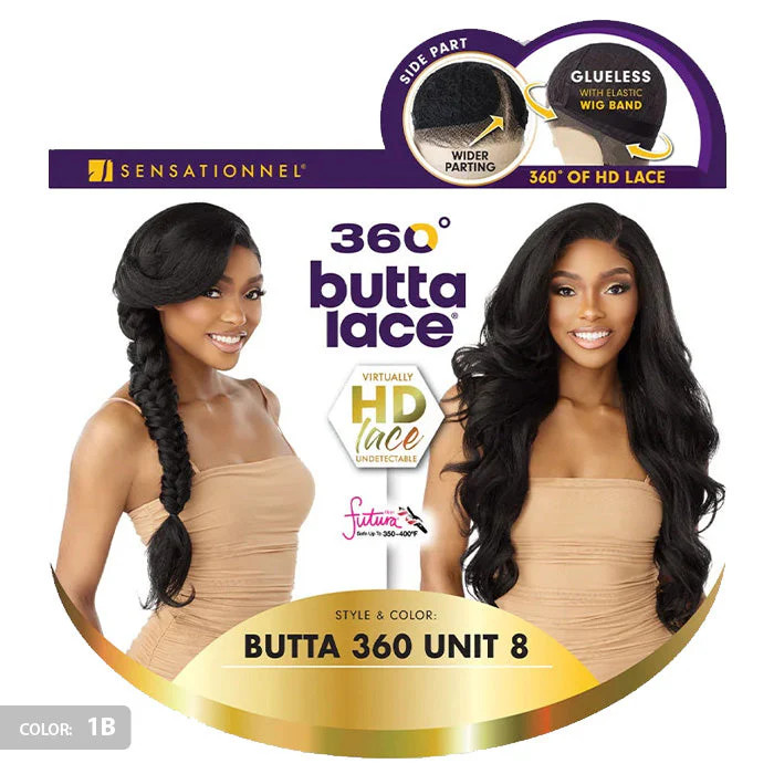 Sensationnel 360 Butta Lace Glueless HD Lace Wig – BUTTA 360 UNIT 8