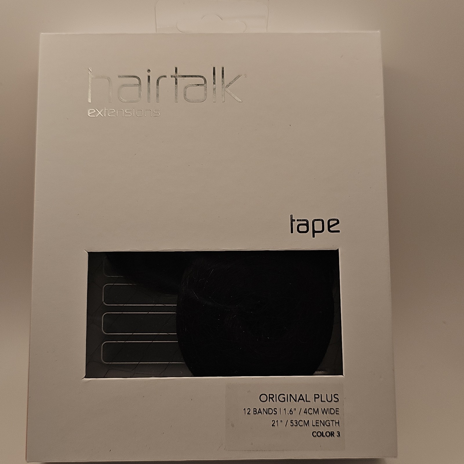 Hairtalk Extensions Tape-In 12 Bands 21″ / 53 cm Length color 3