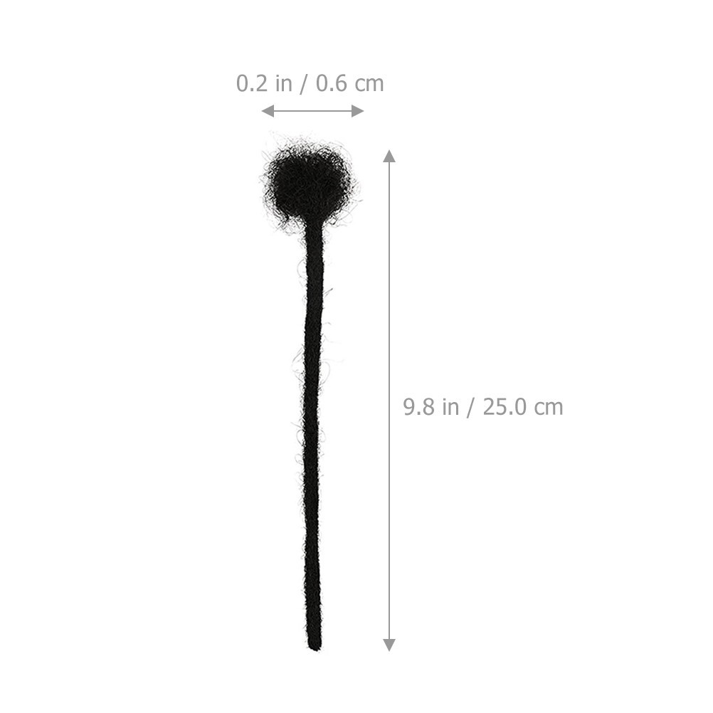 Real Human Hair Dreadlock Extensions Black Loc Natural Hair Dreads