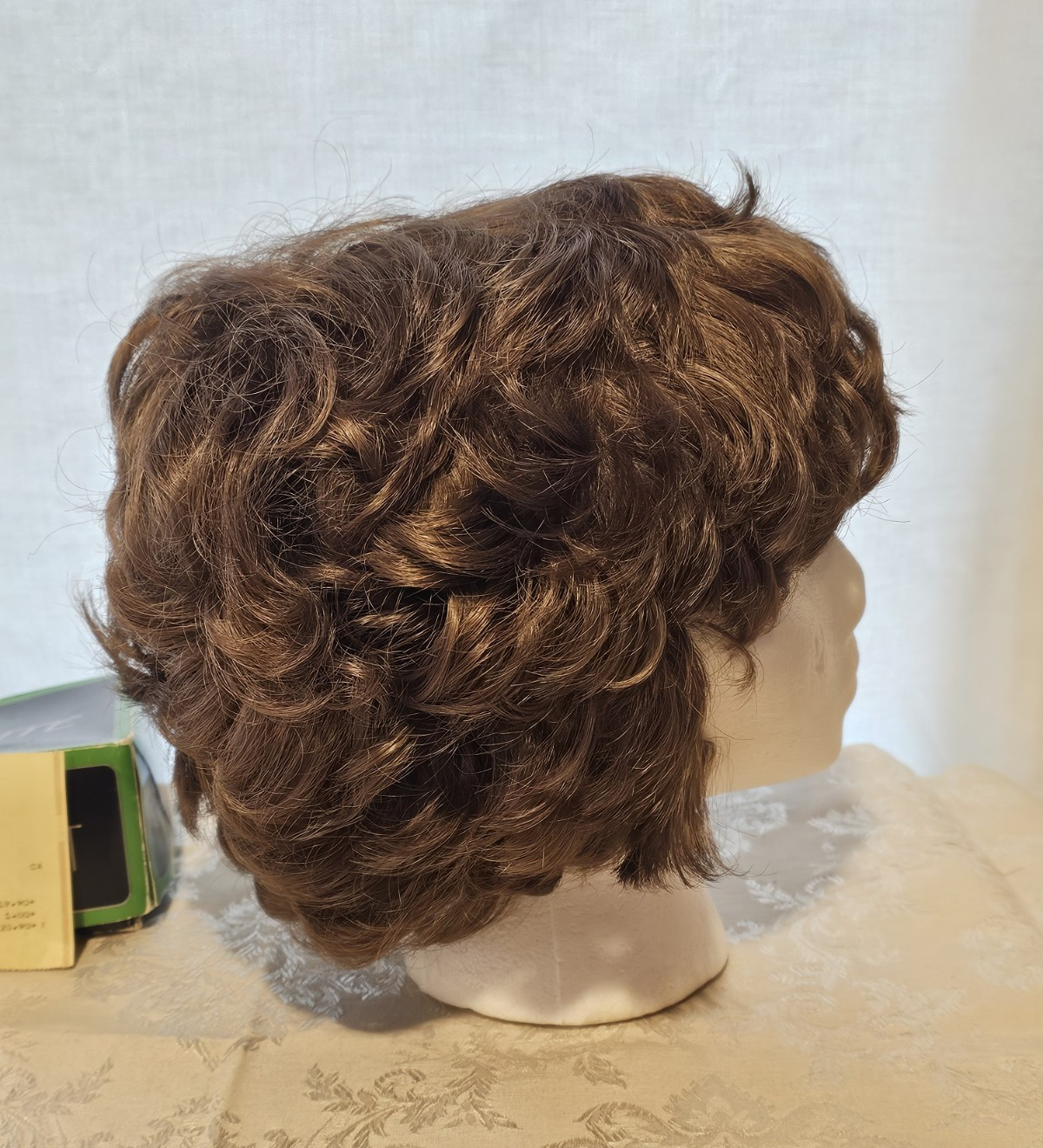 Vintage Wig Exquisite Capless Brown Wig by Karl of Vienna Feather Weight 22