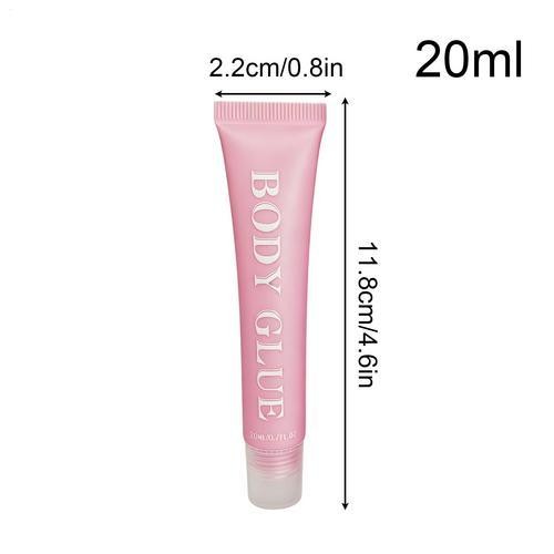 Body Glue – Clear Invisible Body Glue For Clothes & Compression Stockings, 20ML