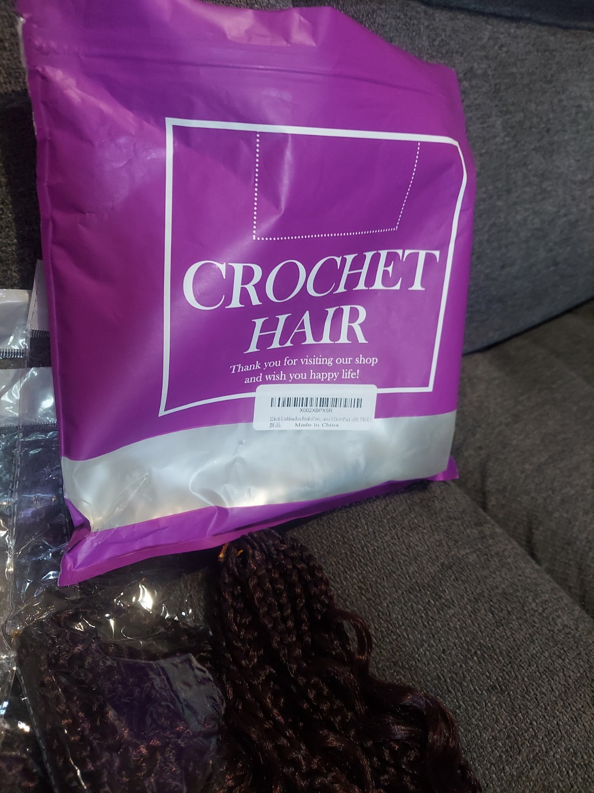 7 Black Goddess Faux Locs Crochet Hair Extensions Curly Ends Dreadlocks Hair