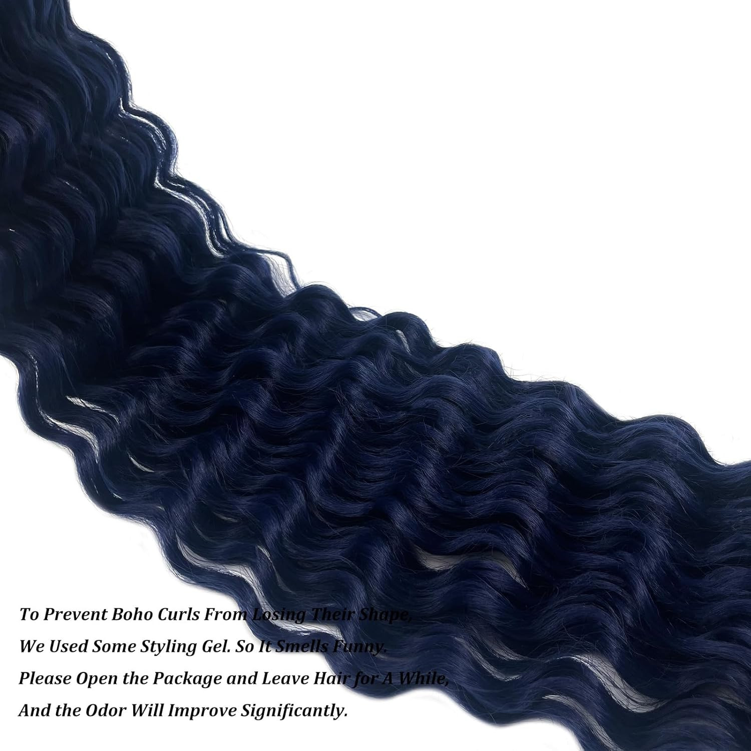 Water Deep Wave Curly Wavy Braiding Hair Pre Stretched Ocean Wave Crochet Hair N
