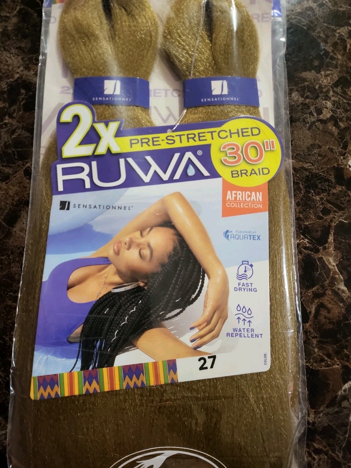 5 Packs Sensationnel Ruwa Braiding Hair Extensions 30″ Color #27