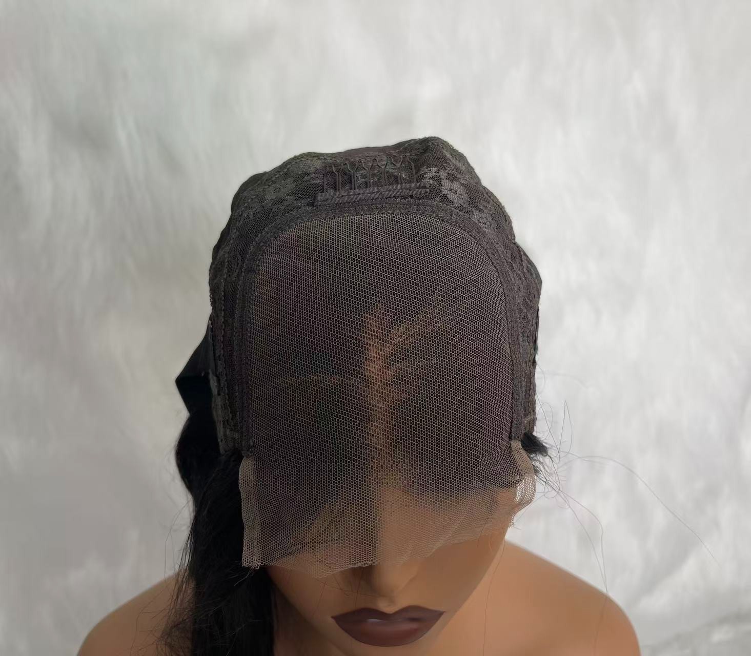8 inch 4X4 Transparent Lace Straight Bob Wig